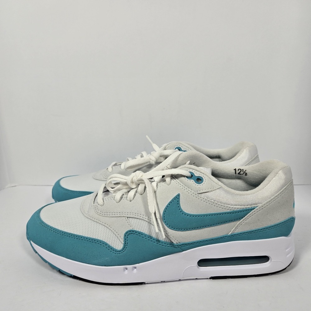 Nike Air Max 1 '86 OG Mens 12.5 White Dusty Cactus Blue Golf Shoes DV1403-117